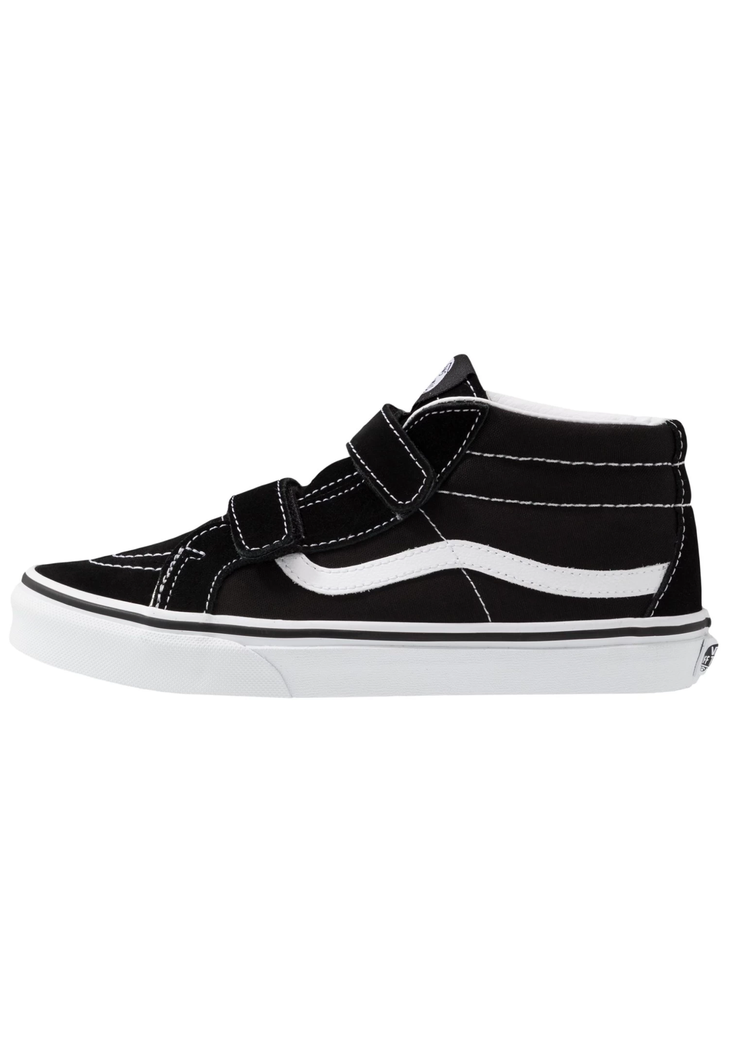 Vans Sk8 Mid Reissue Unisex - Sneakers Hoog - Black/True White - Afbeelding 2