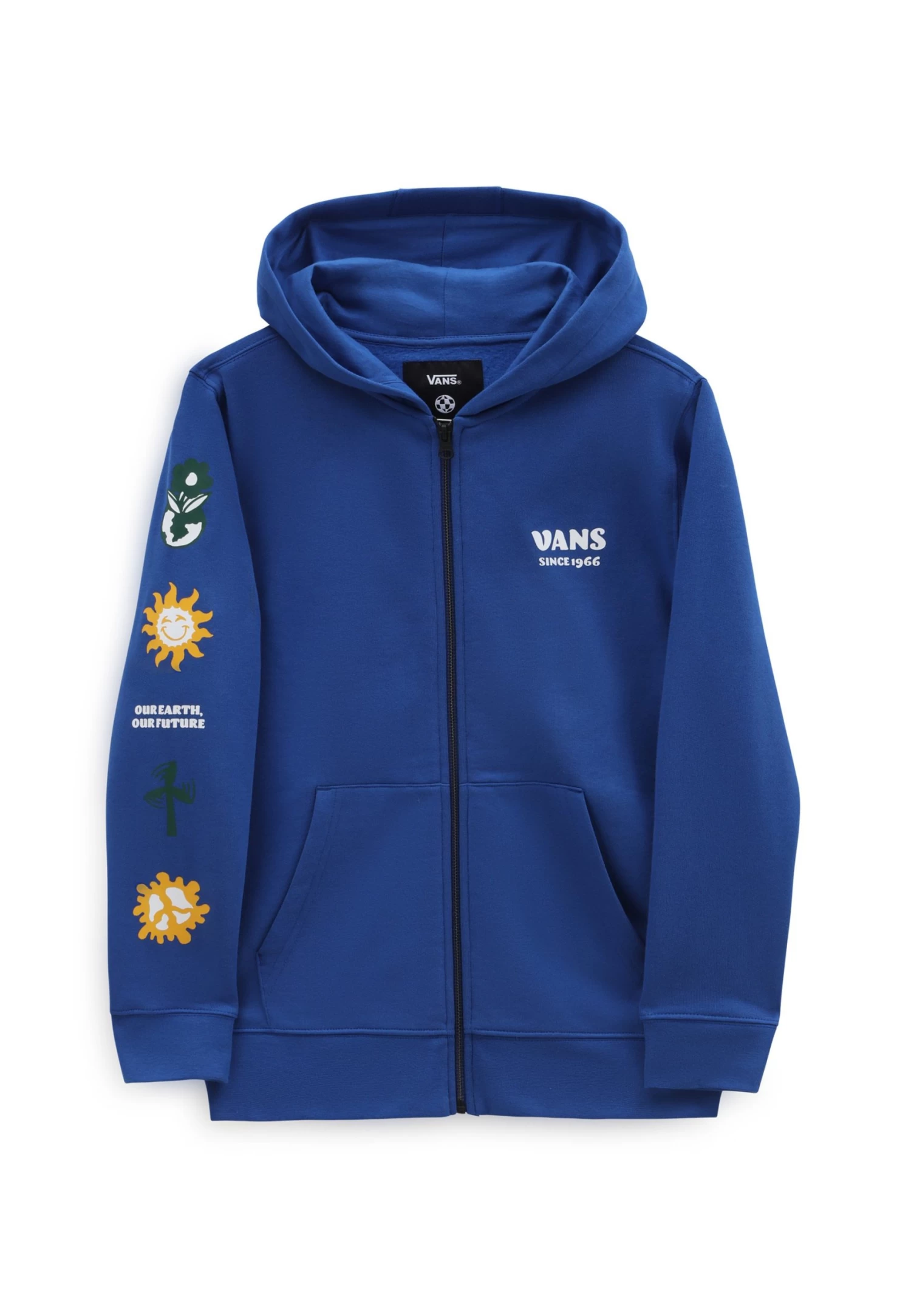 Vans Positivity Fz - Sweater Met Rits - Dark Blue - Afbeelding 4
