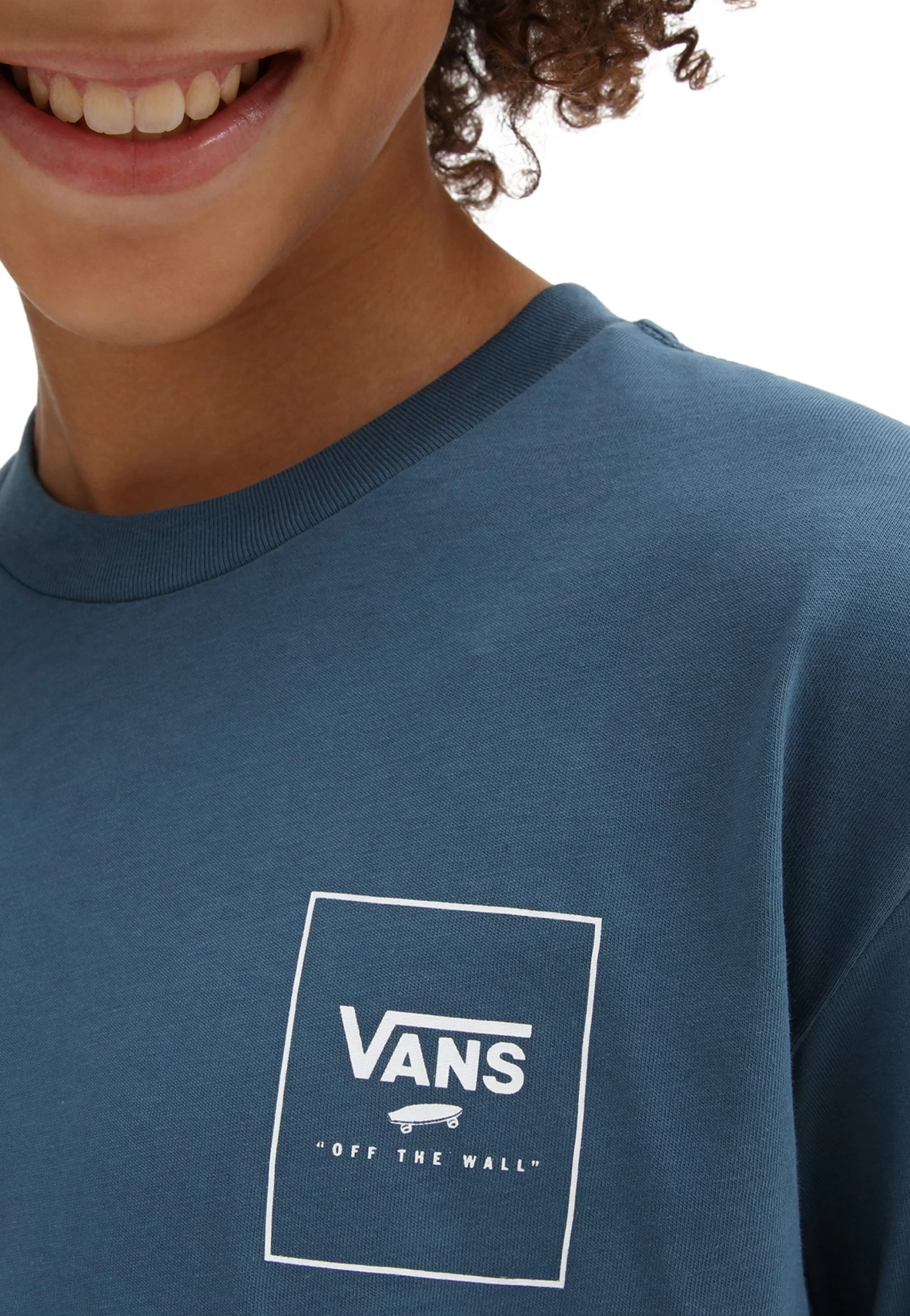 Vans By Print Box Ls- Longsleeve - Medium Blue - Afbeelding 3