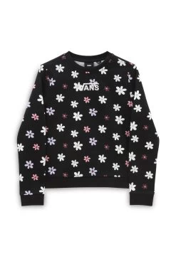 Vans Winter Floral Crew - Sweater - Black