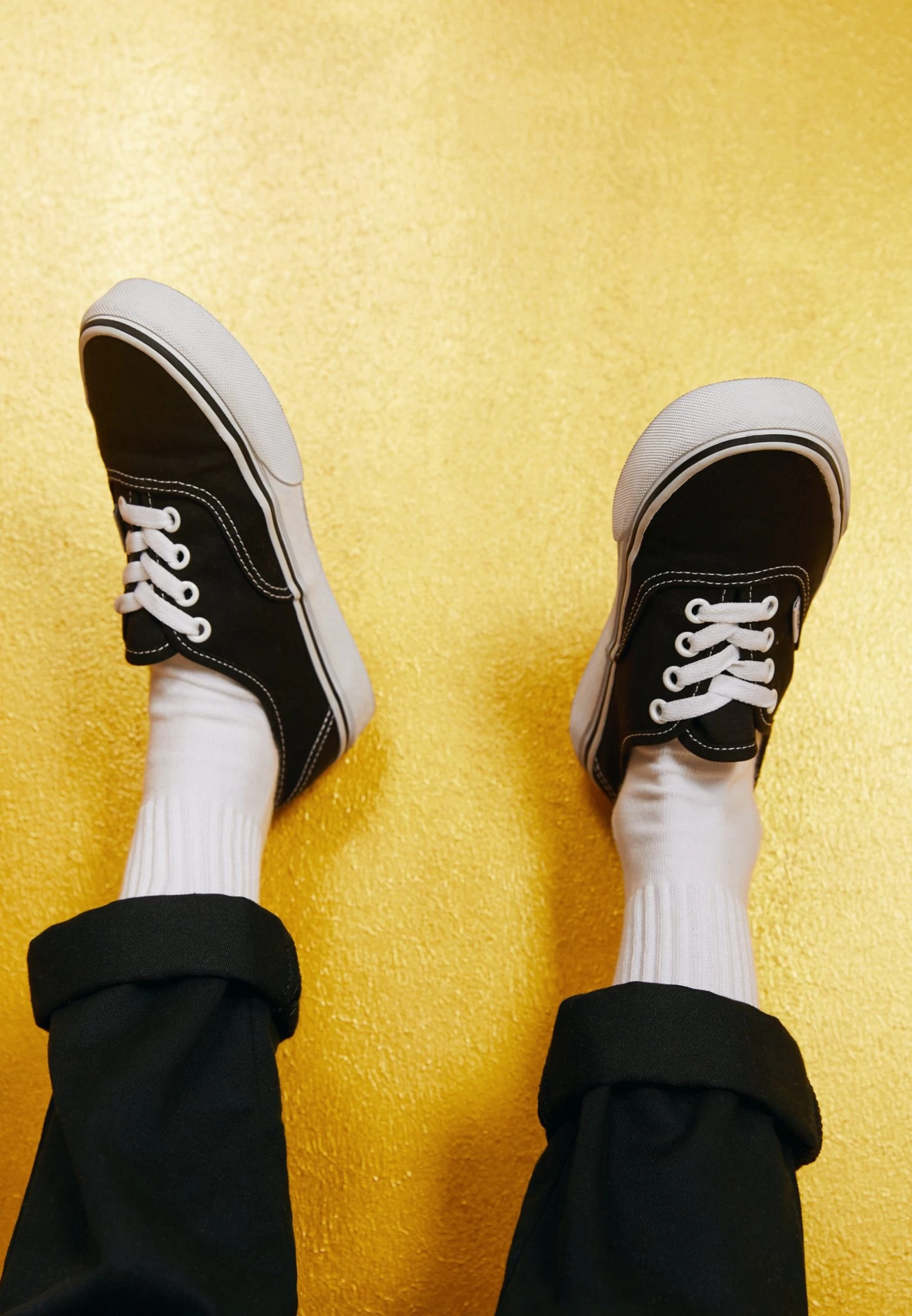 Vans Authentic - Sneakers Laag - Black/True White - Afbeelding 2