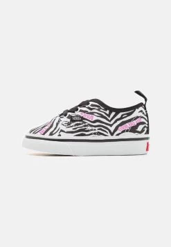 Vans Authentic Elastic Lace- Sneakers Laag - Zebra Daze Black