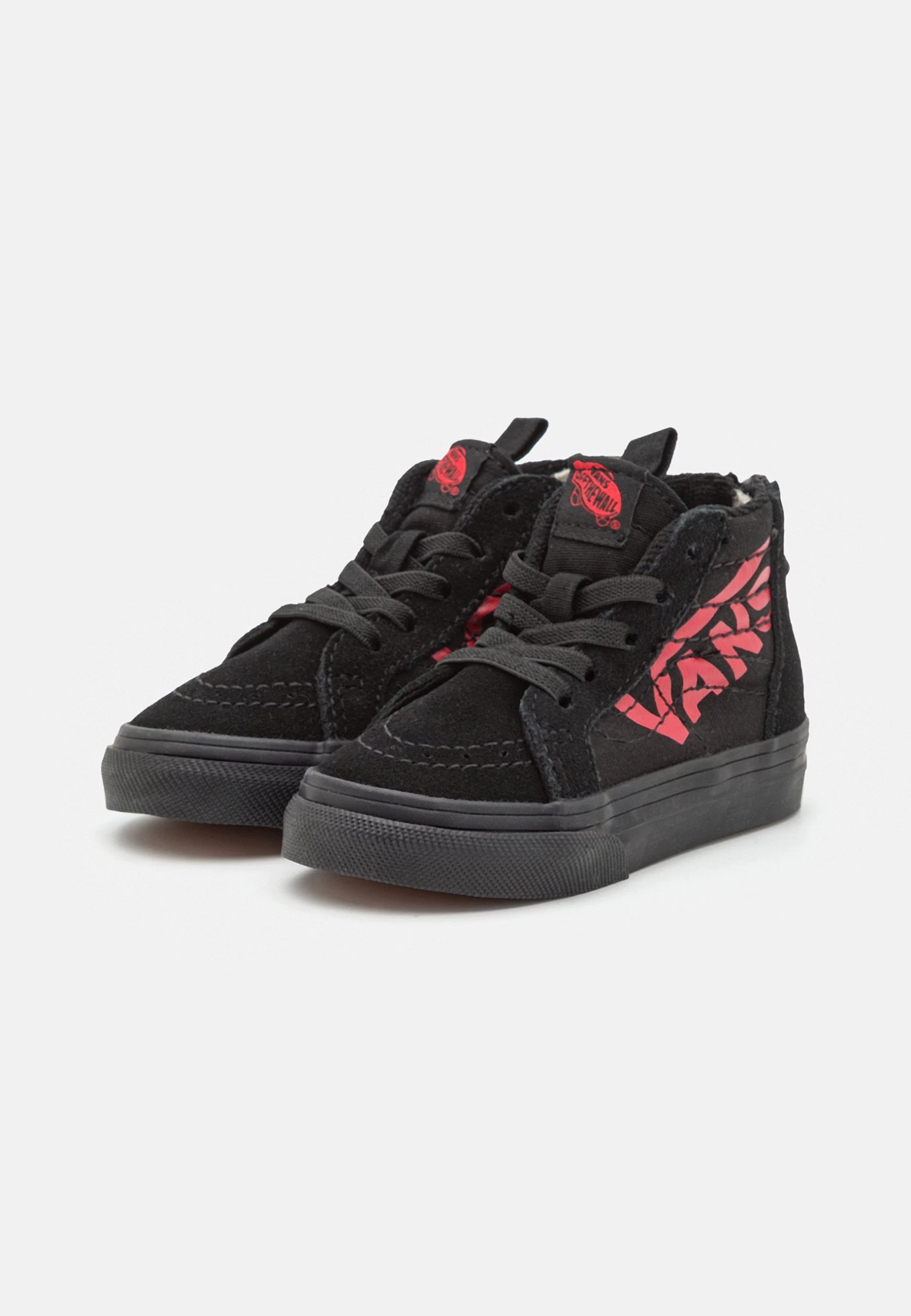 Vans Sk8 High Zip Unisex - Skateschoenen - Black/Red - Afbeelding 2