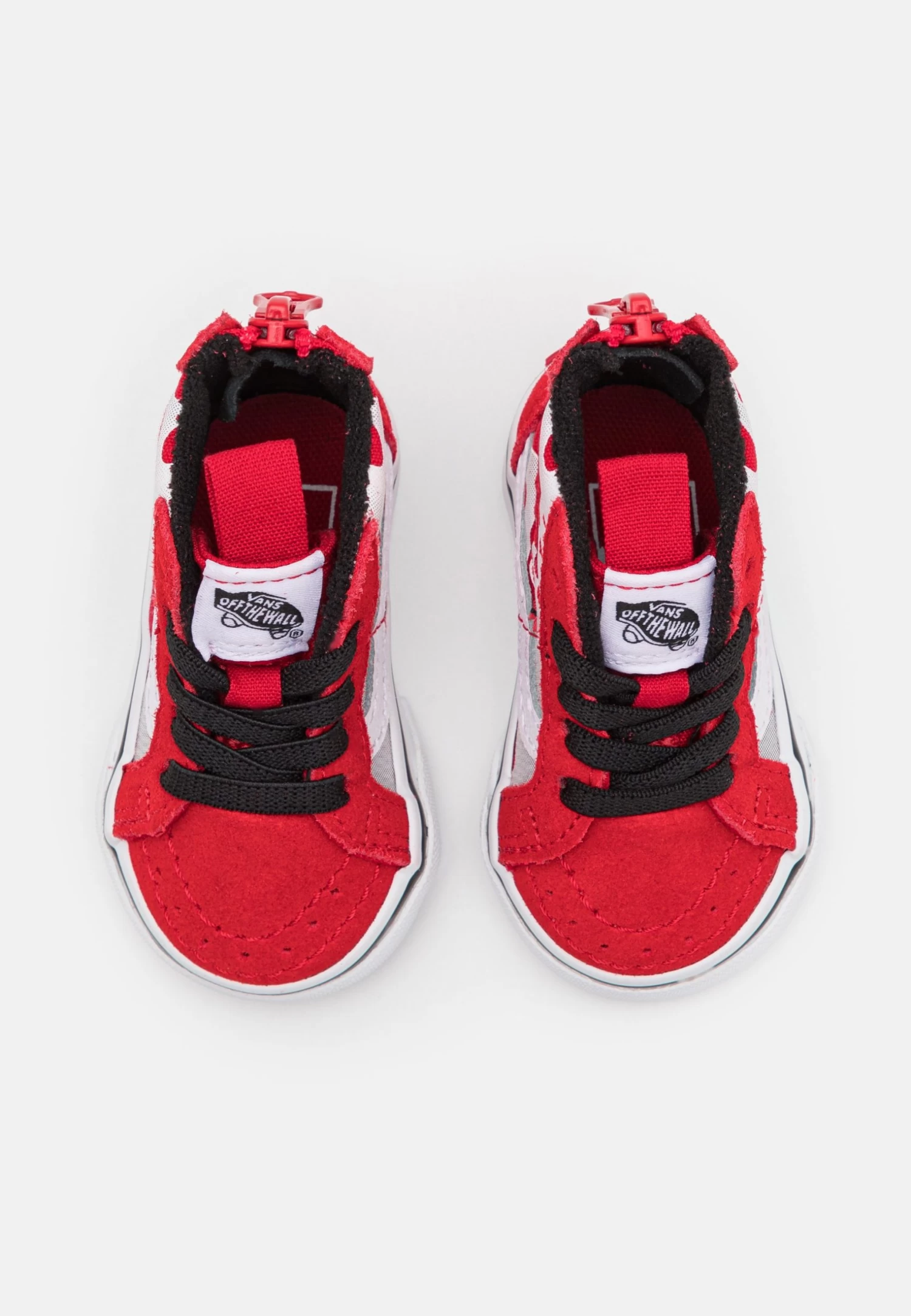 Vans Sk8-Hi Zip - Sneakers Hoog - Ferocious Flame Racing Red/Black - Afbeelding 4