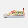 Vans Authentic Elastic Lace Unisex - Sneakers Laag - White/Red