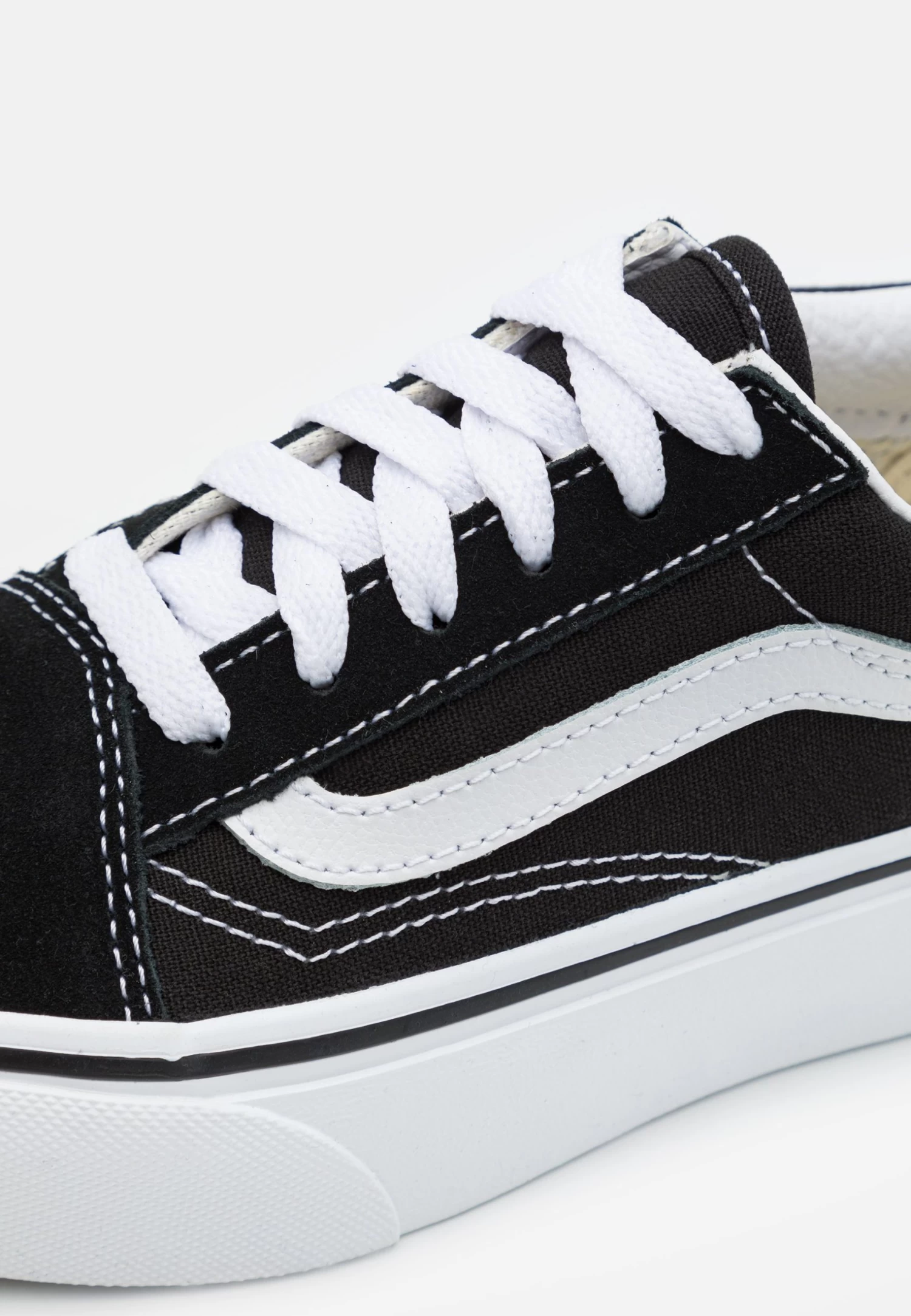 Vans Old Skool Platform Unisex - Sneakers Laag - Black/True White - Afbeelding 6