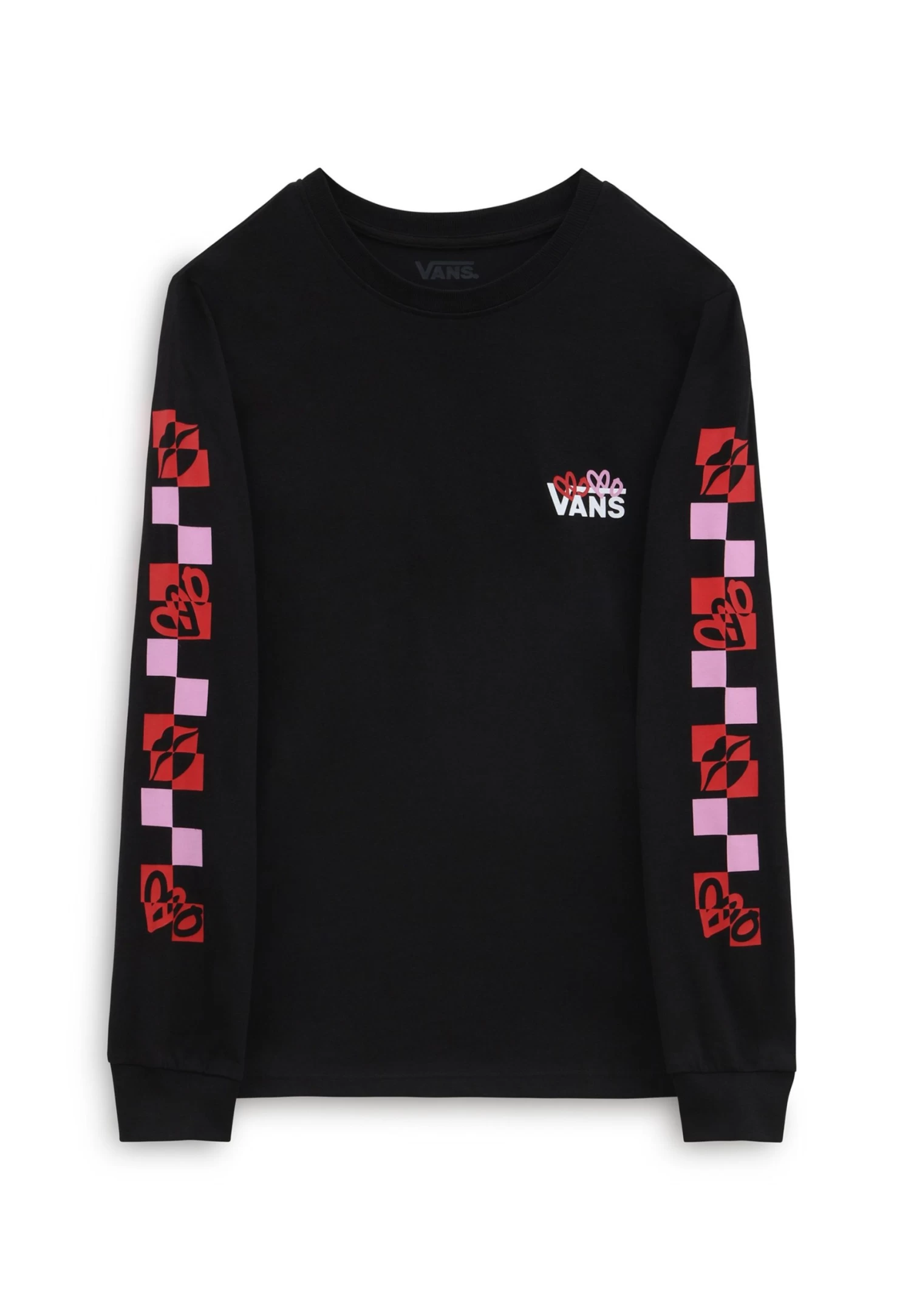 Vans Valentines Ls Bff - Longsleeve - Black - Afbeelding 4