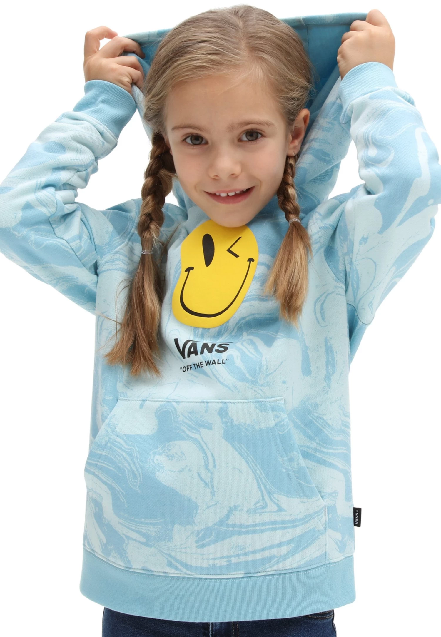 Vans Marble Po - Hoodie - Medium Blue