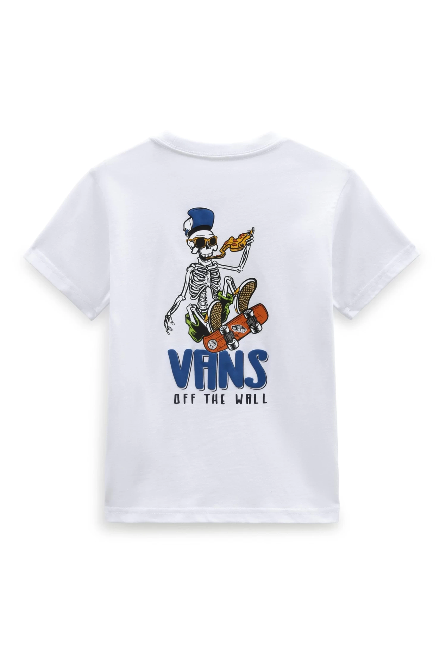 Vans Skull Slices Ss - T-Shirt Print - White - Afbeelding 2
