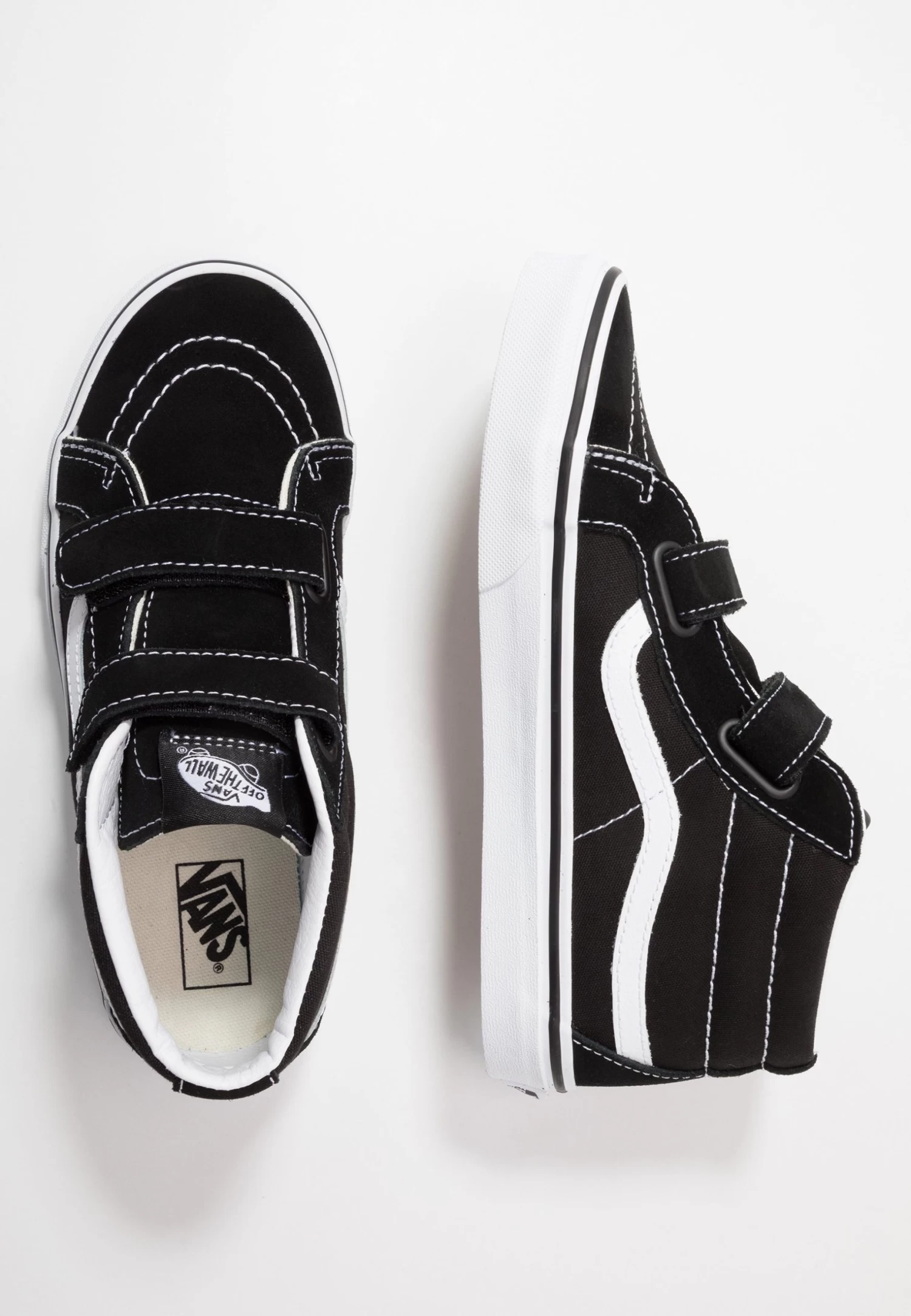 Vans Sk8 Mid Reissue Unisex - Sneakers Hoog - Black/True White