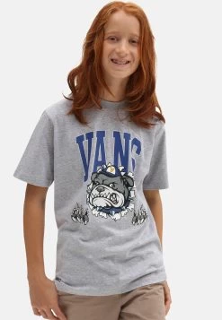 Vans Varsity Bulldog Ss - T-Shirt Print - Dark Grey