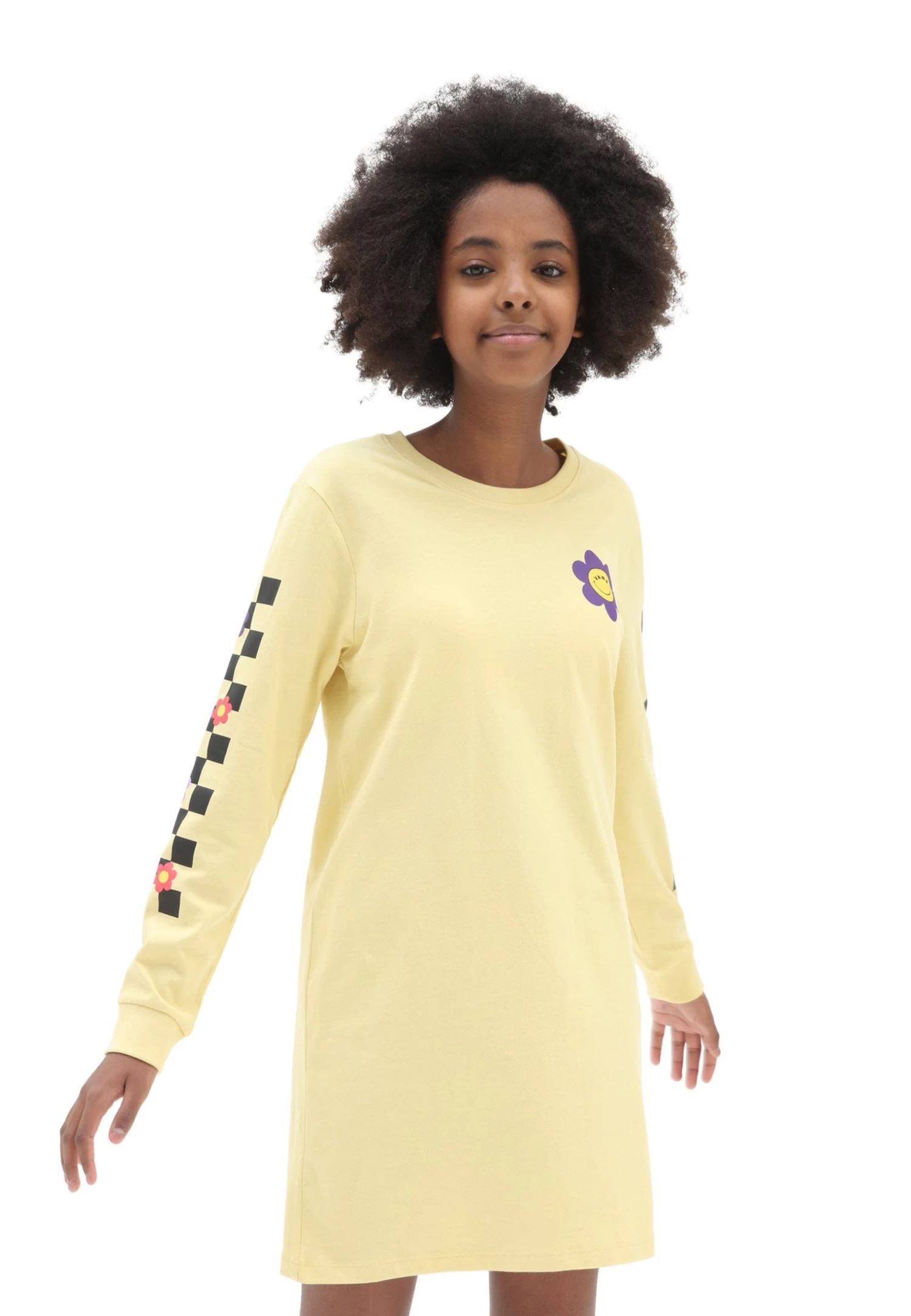Vans Radically Happy Ls- Jurk - Medium Yellow
