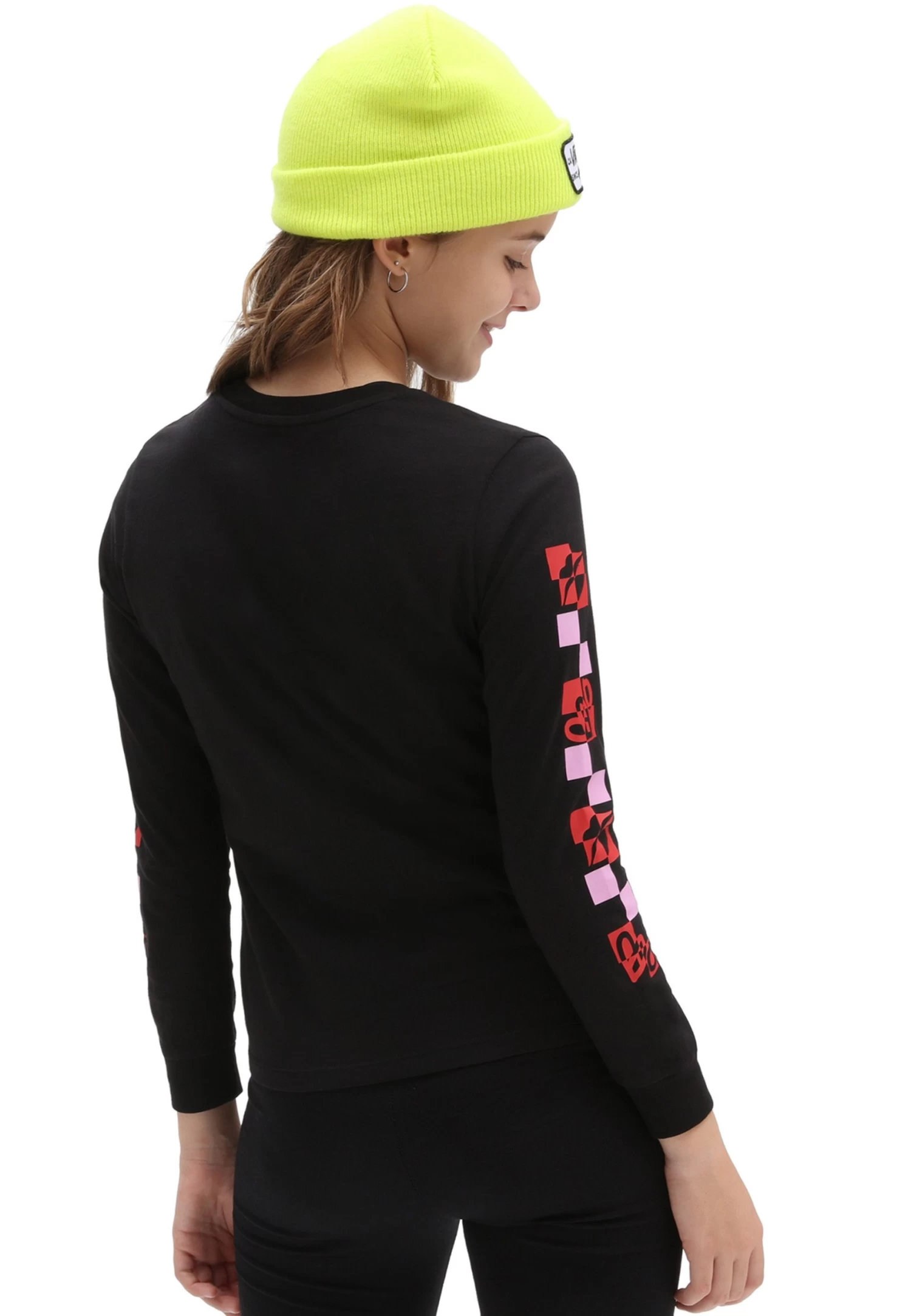Vans Valentines Ls Bff - Longsleeve - Black - Afbeelding 2
