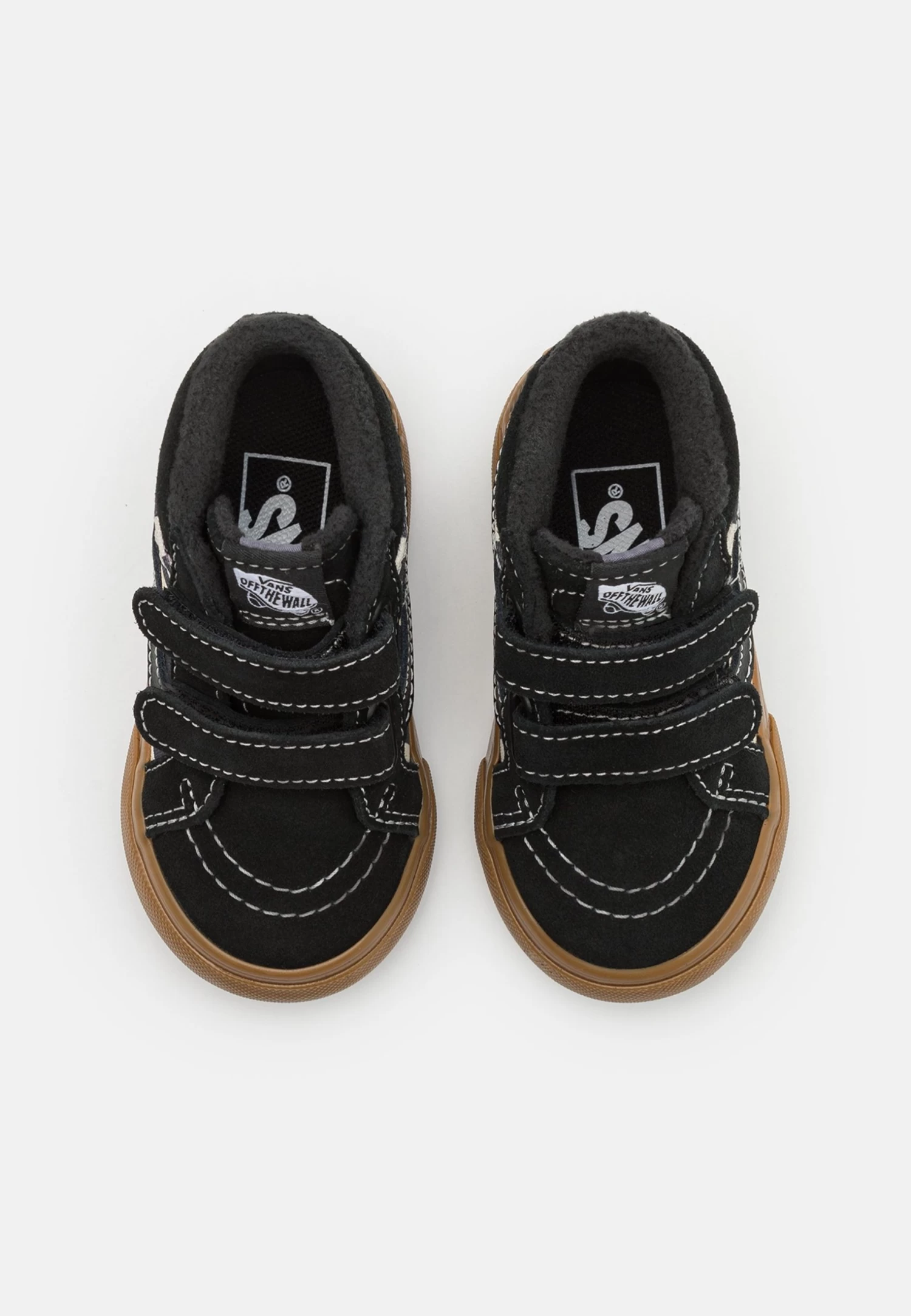 Vans Td Sk8 Mid Reissue Unisex - Sneakers Hoog - Checkerboard Black/Marshmallow - Afbeelding 4