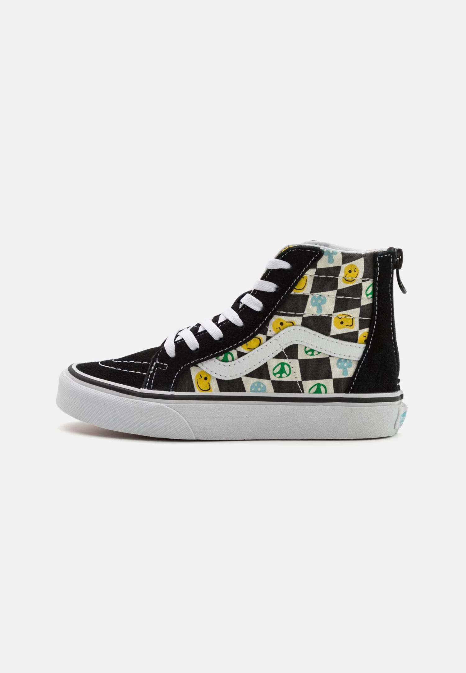 Vans Sk8-Hi Zip Unisex - Sneakers Hoog - Black/Multi-Coloured
