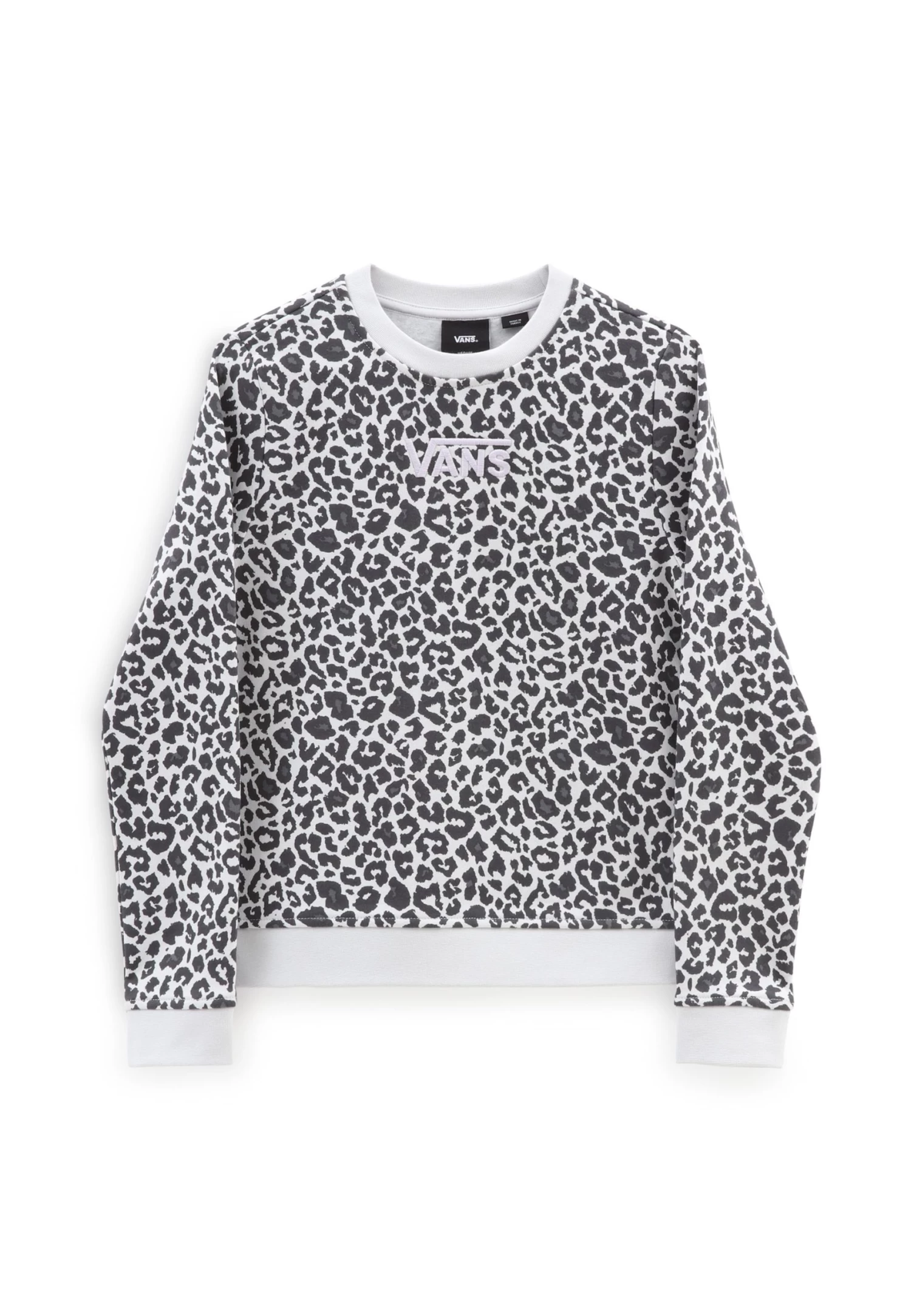 Vans Snow Leopard Crew - Sweater - Medium Grey - Afbeelding 4
