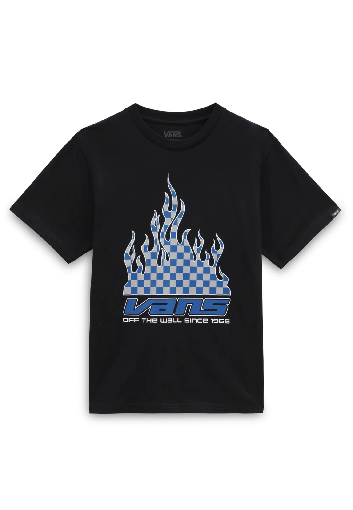 Vans Reflective Checkerboard Flame Ss - T-Shirt Print - Black - Afbeelding 3