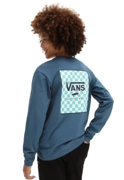 Vans By Print Box Ls- Longsleeve - Medium Blue