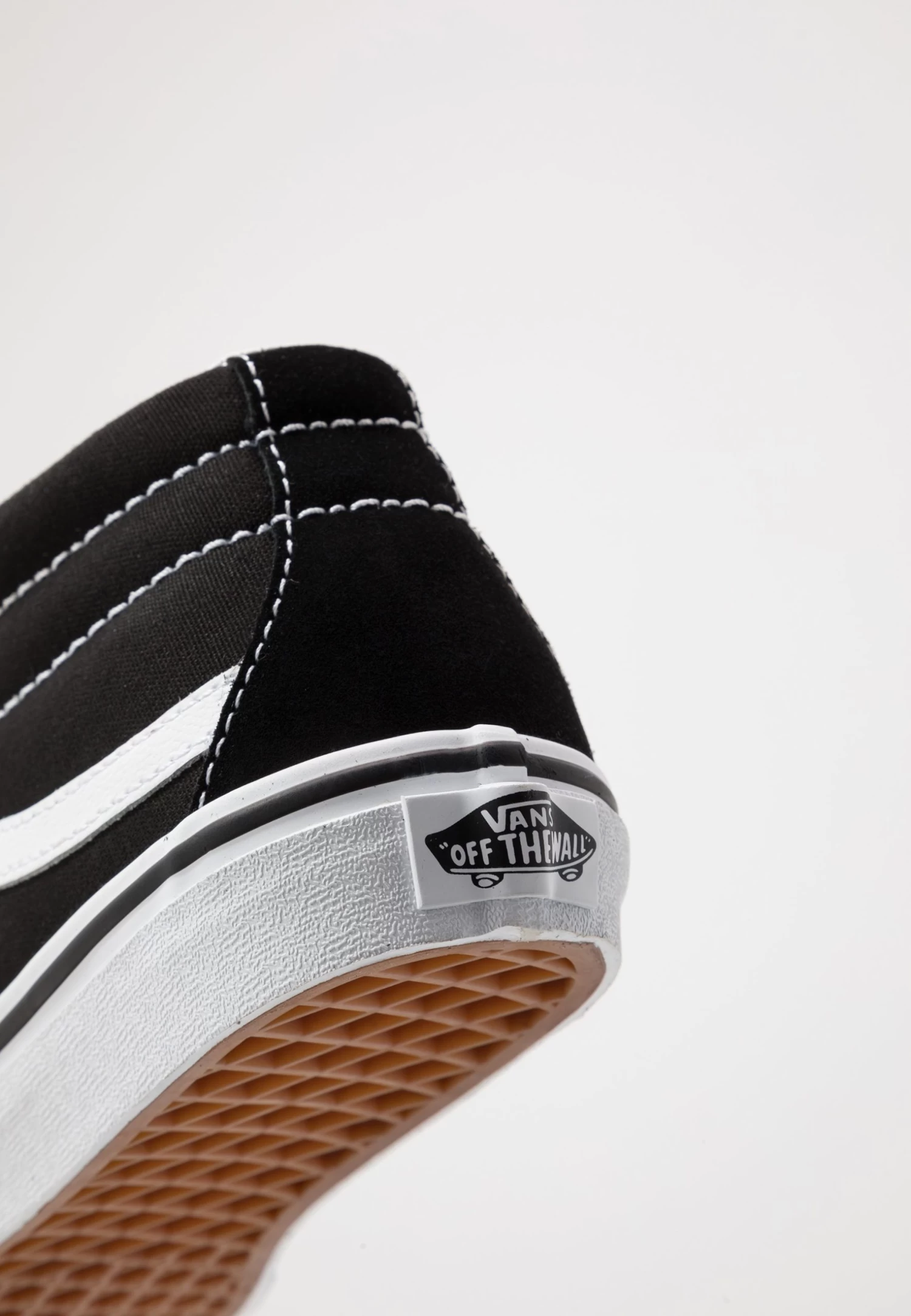 Vans Sk8 Mid Reissue Unisex - Sneakers Hoog - Black/True White - Afbeelding 3