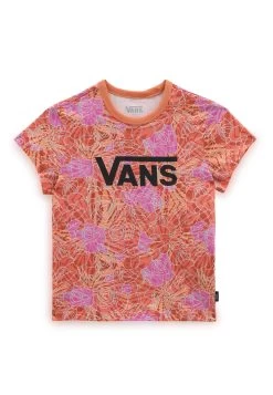 Vans Rose Camo Print- T-Shirt Print - Medium Pink