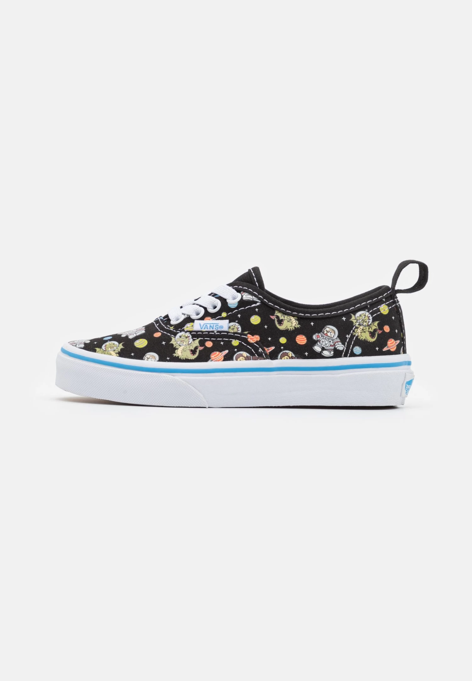Vans Authentic Elastic Lace Unisex - Sneakers Laag - Black/Blue