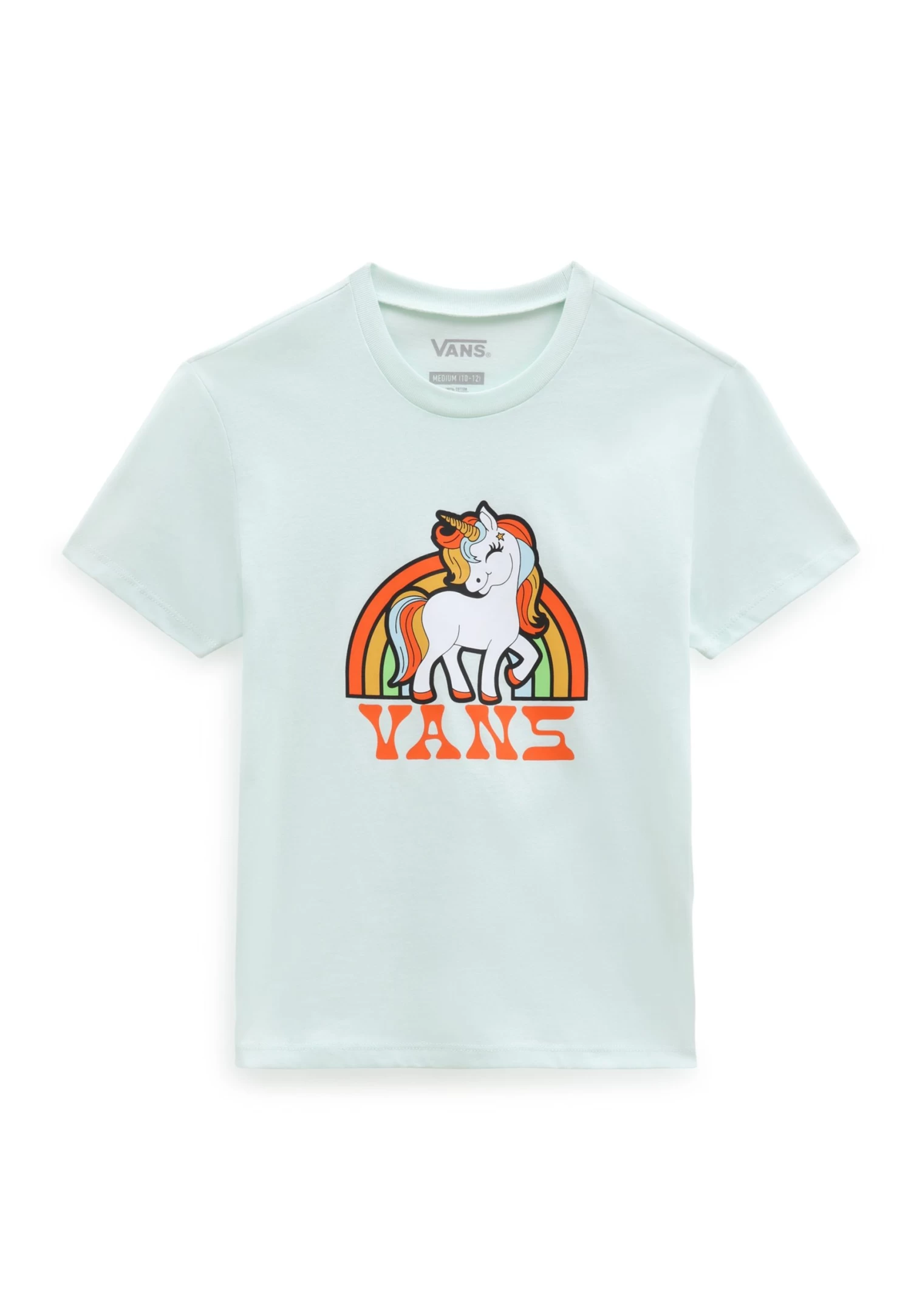 Vans Unicorn Rainbow Crew - T-Shirt Print - Medium Blue - Afbeelding 4