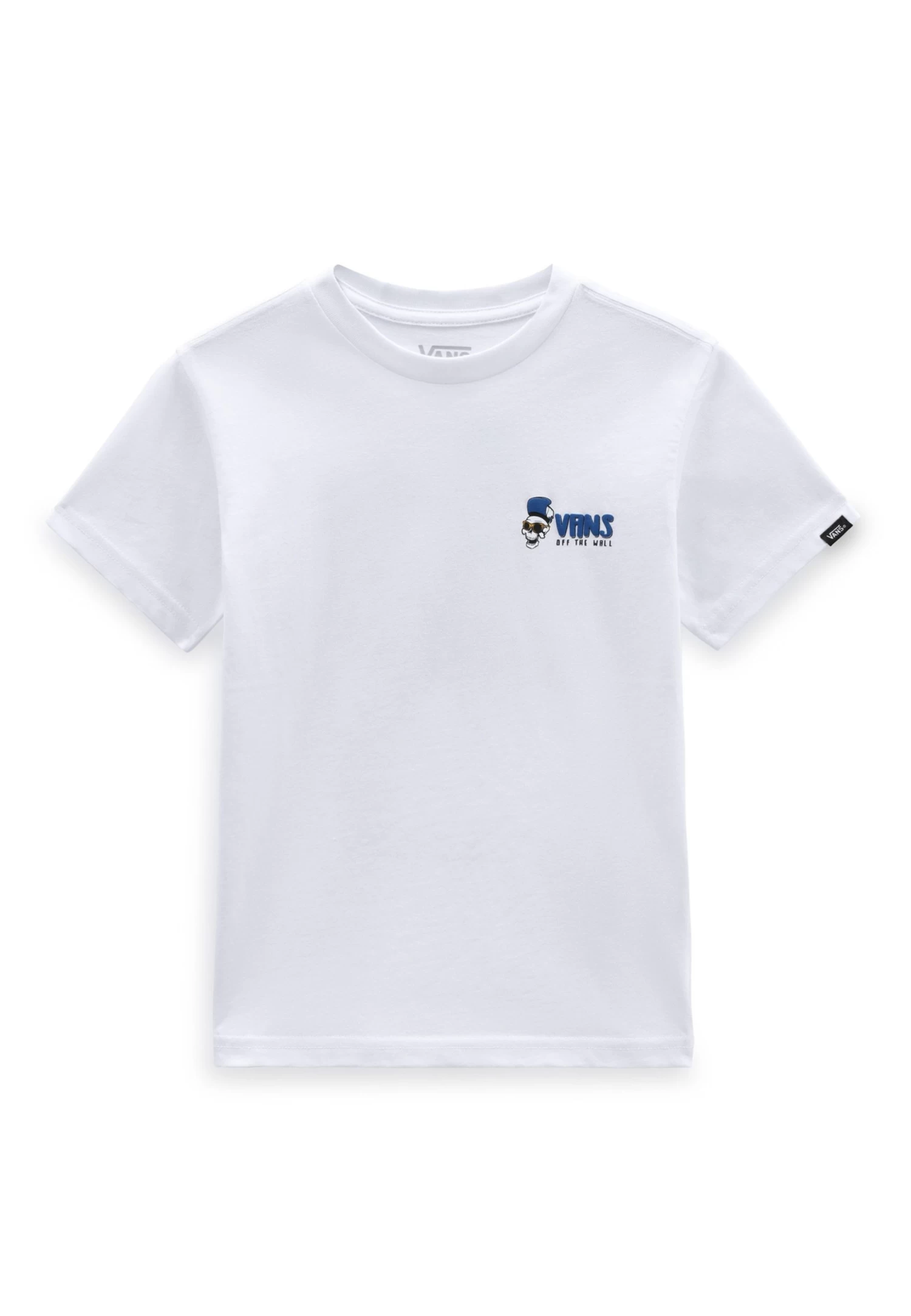 Vans Skull Slices Ss - T-Shirt Print - White