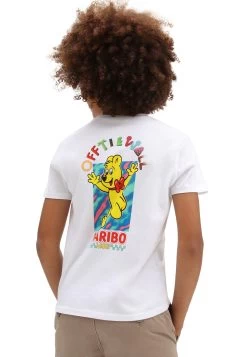 Vans Haribo Ss Crew - T-Shirt Print - White