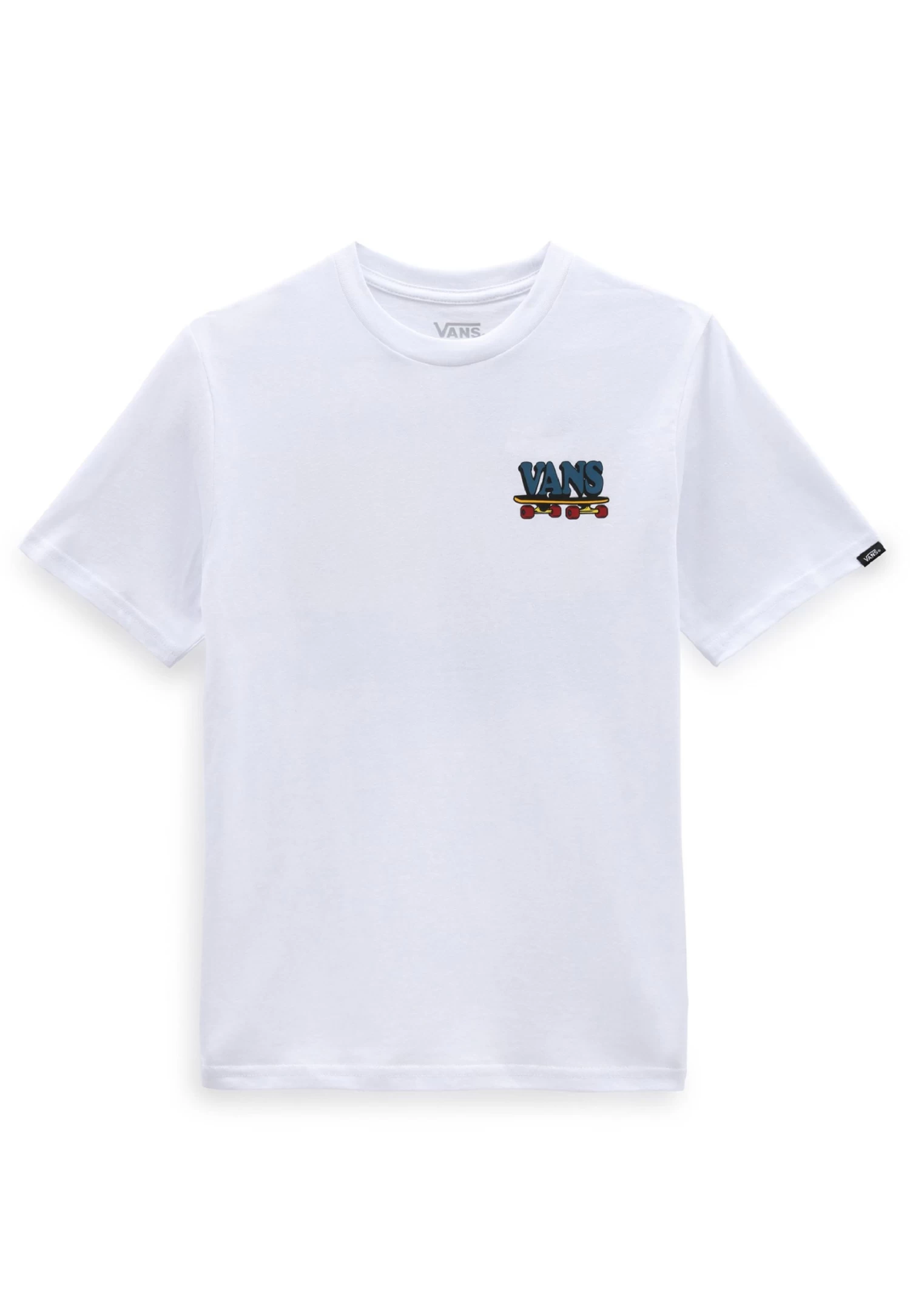 Vans Pizza Face Ss - T-Shirt Print - White