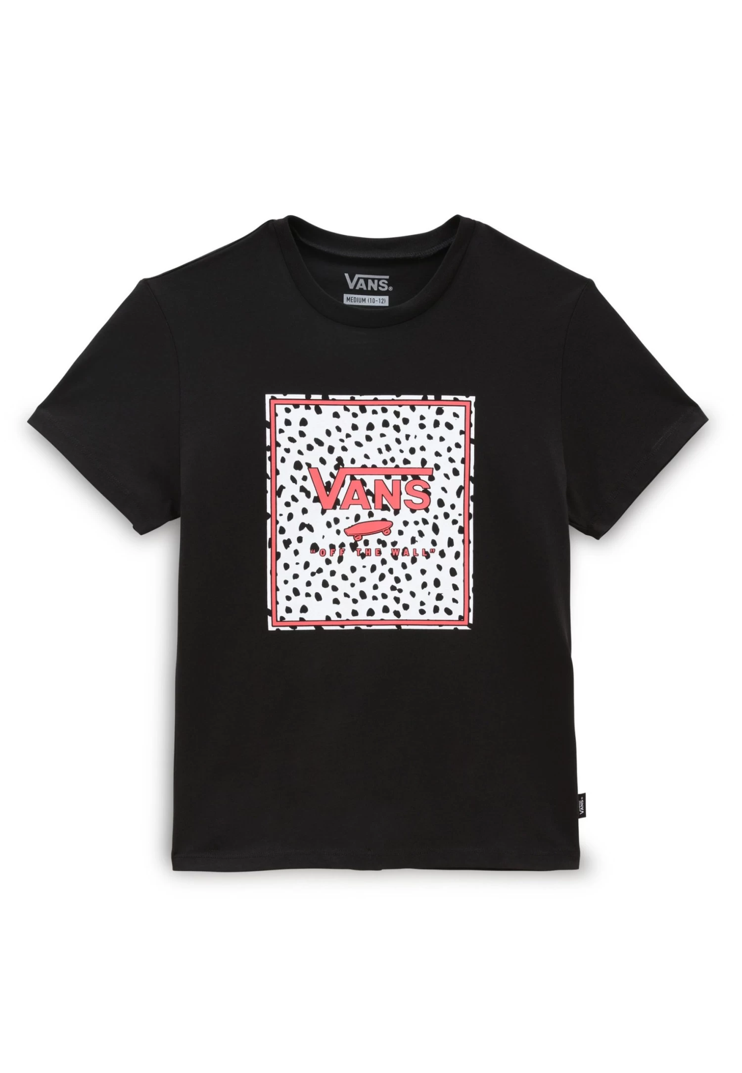 Vans Dalmation Border Crew - T-Shirt Print - Black