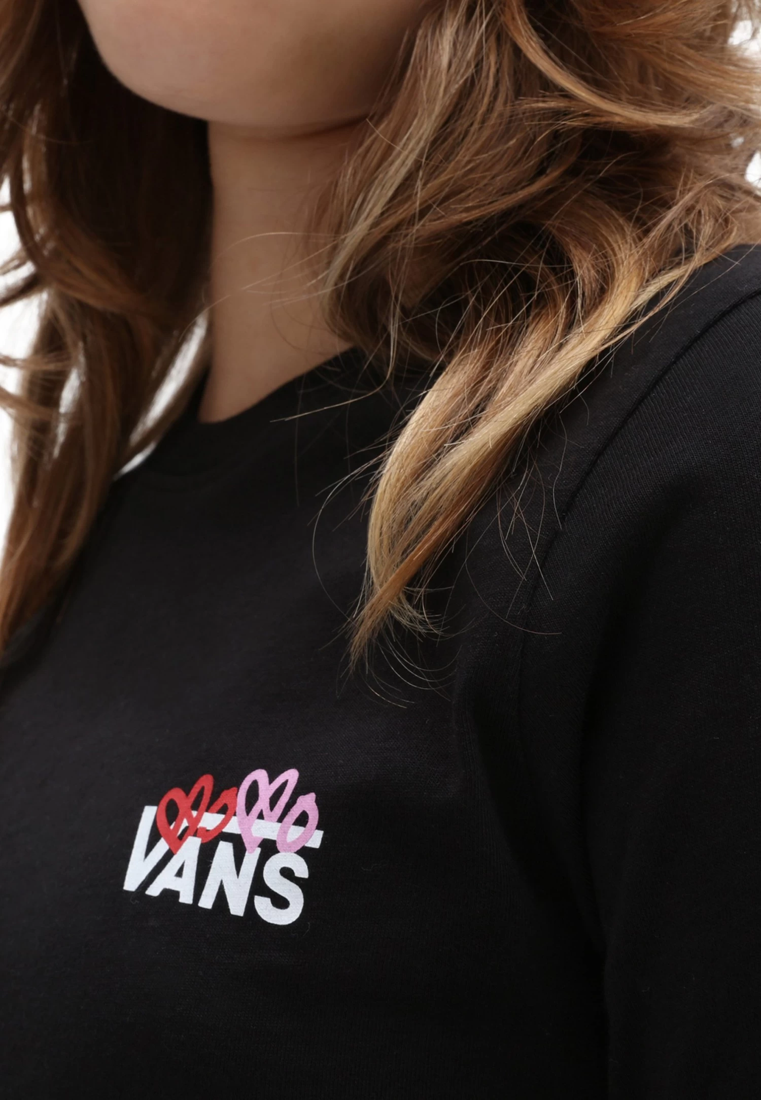 Vans Valentines Ls Bff - Longsleeve - Black - Afbeelding 3