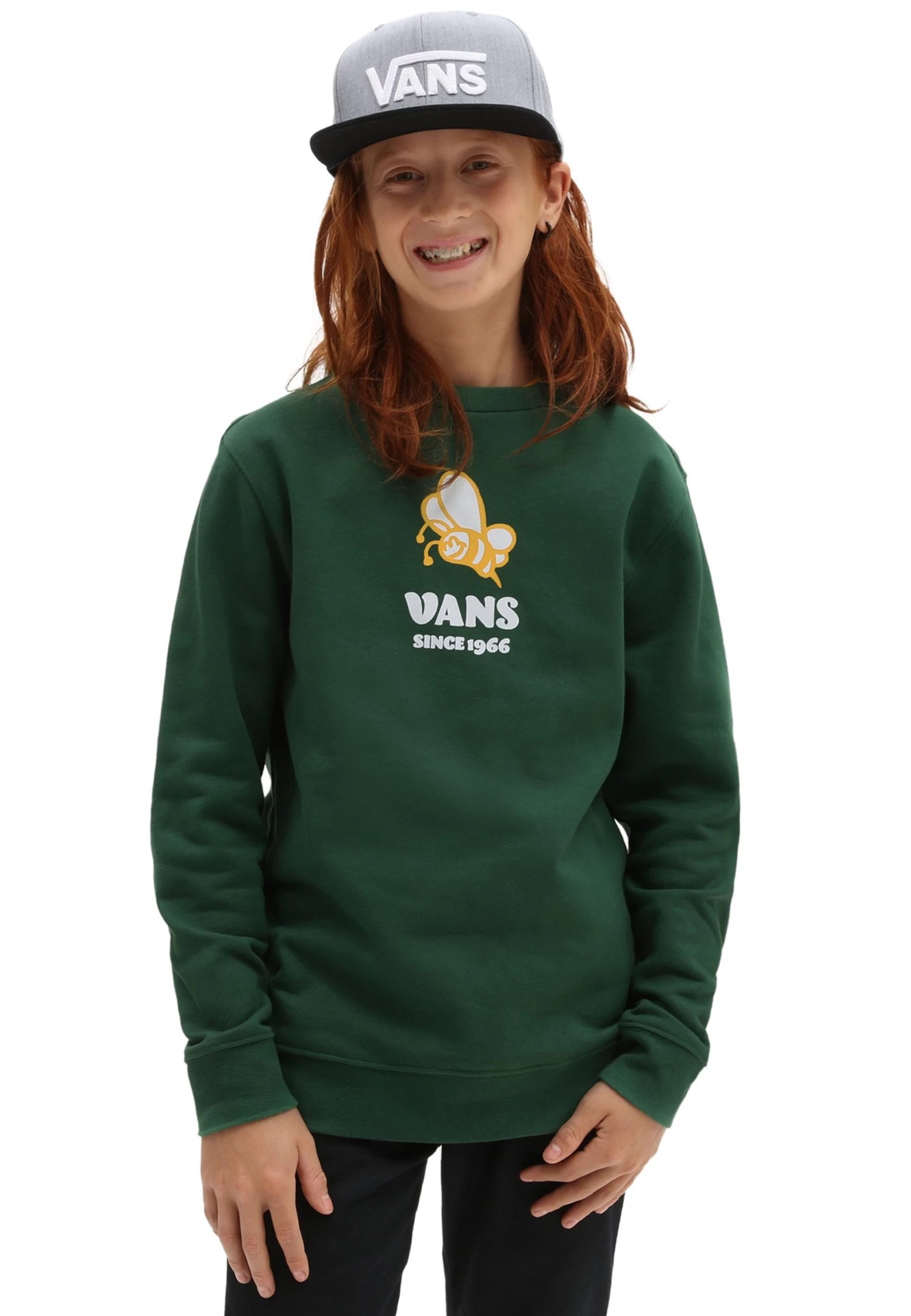 Vans Positivity Crew - Sweater - Dark Green