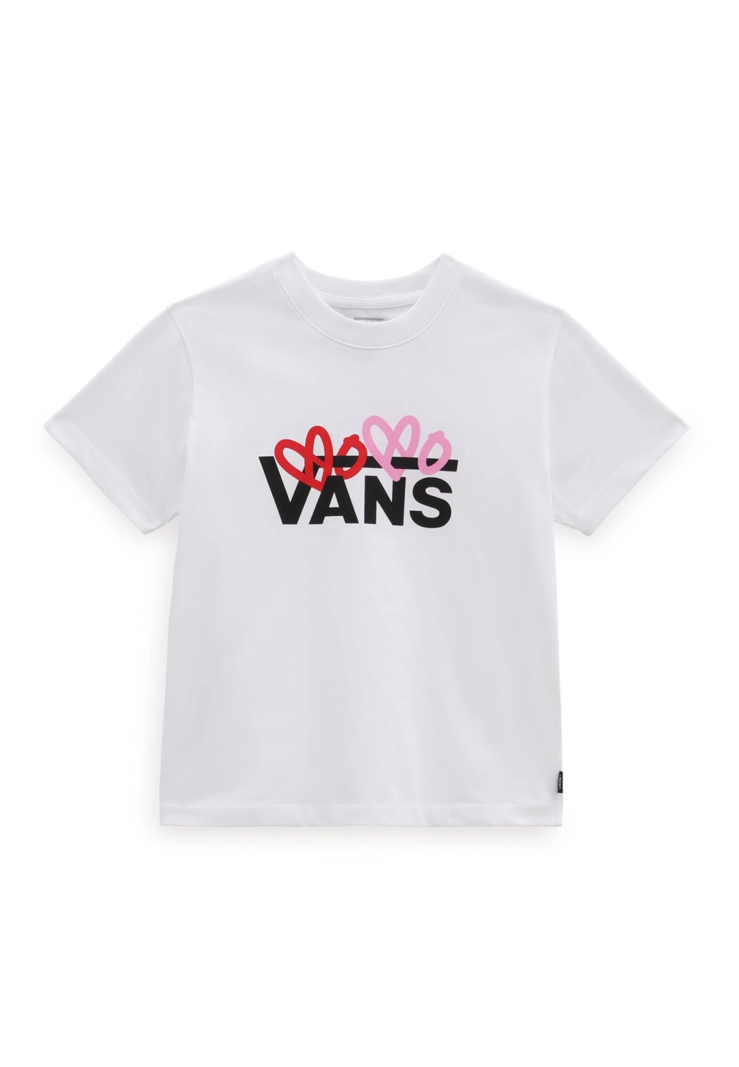 Vans Valentines Logo Boxy - T-Shirt Print - White - Afbeelding 4