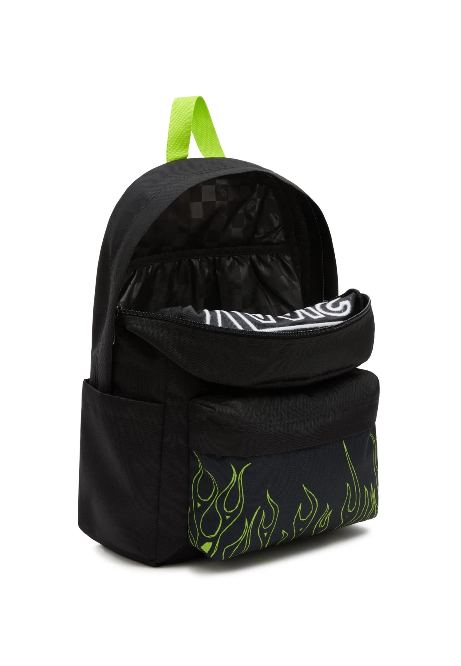 Vans New Skool - Schooltas - Black Lime Green - Afbeelding 3