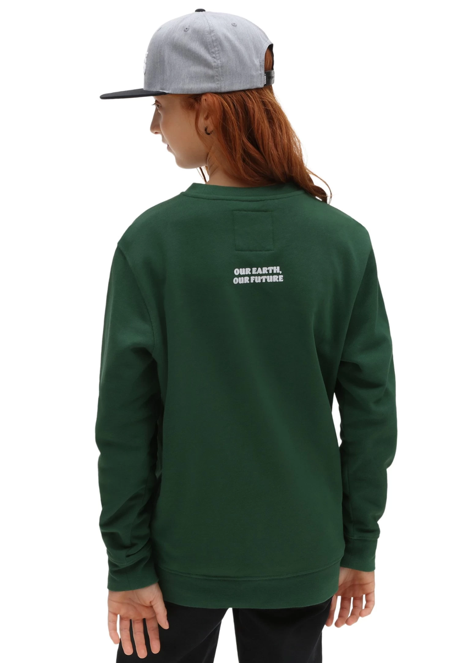 Vans Positivity Crew - Sweater - Dark Green - Afbeelding 2