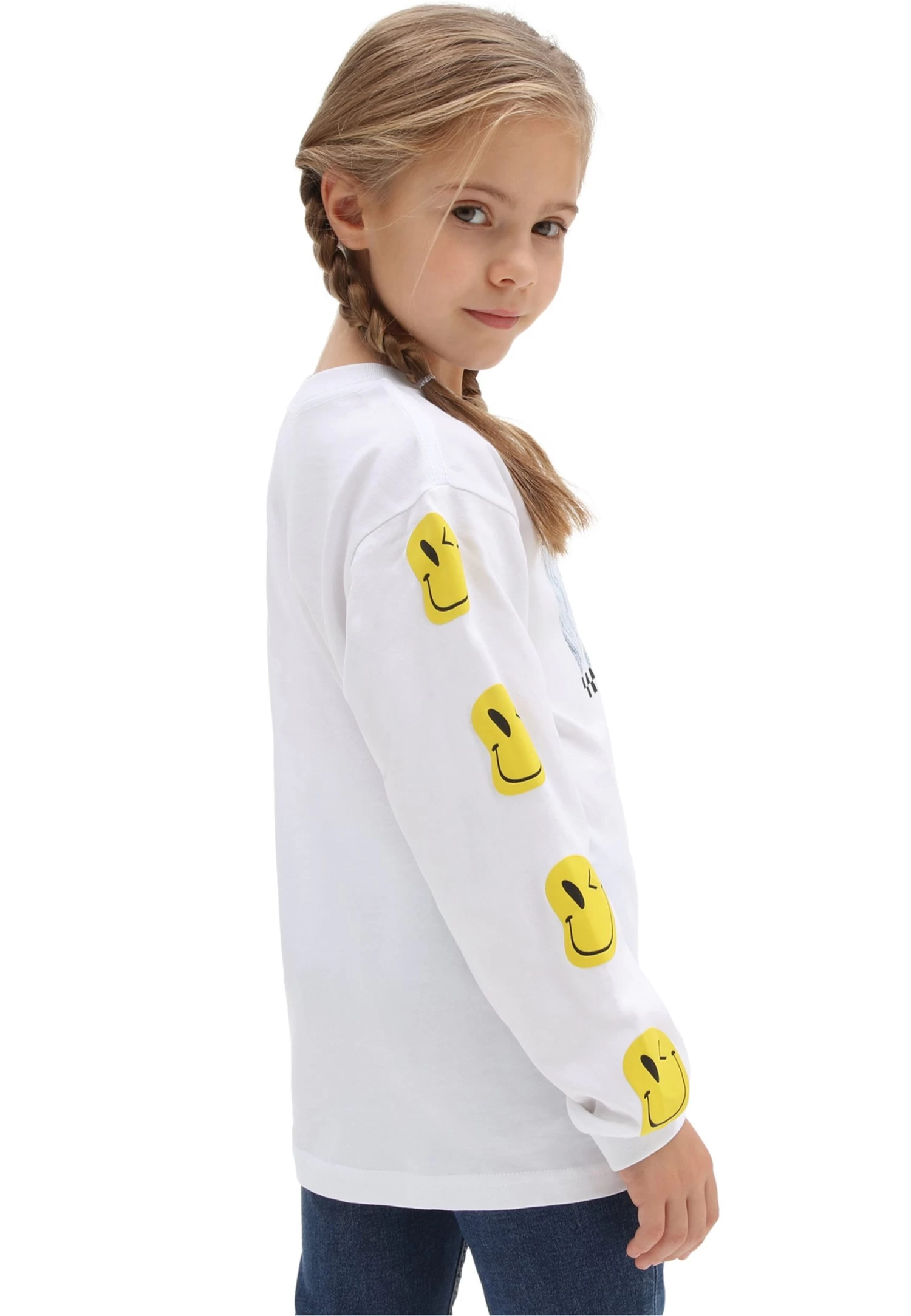 Vans Marble Ls - T-Shirt Print - White - Afbeelding 3