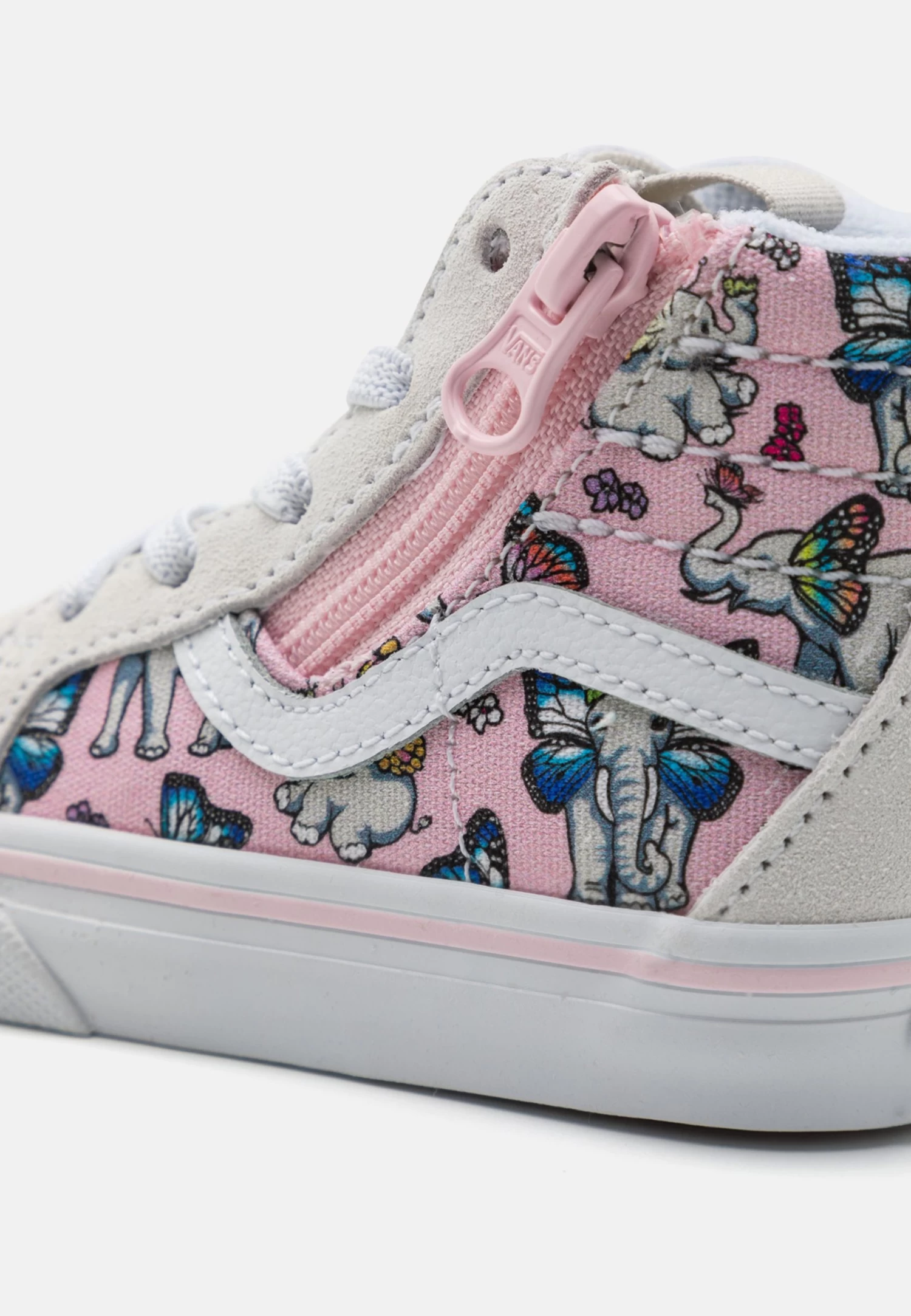 Vans Sk8-Hi Reissue Side Zip Unisex - Sneakers Hoog - Elephantastic Grey/Pink - Afbeelding 6