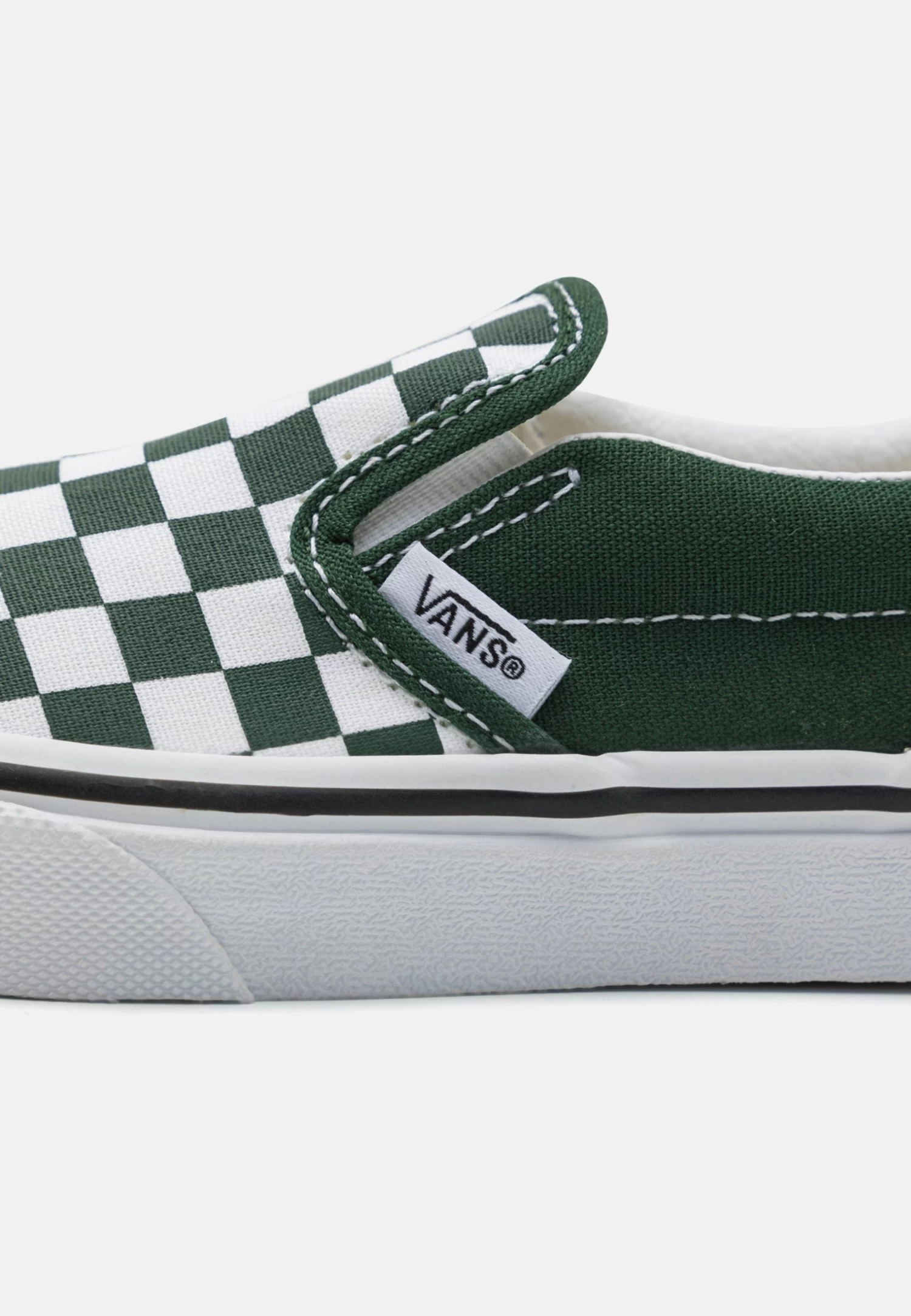 Vans Classic Slip-On Unisex - Sneakers Laag - Dark Green/ White - Afbeelding 6