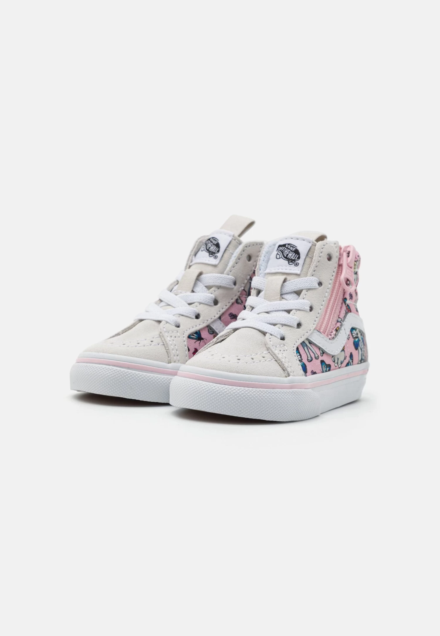 Vans Sk8-Hi Reissue Side Zip Unisex - Sneakers Hoog - Elephantastic Grey/Pink - Afbeelding 2