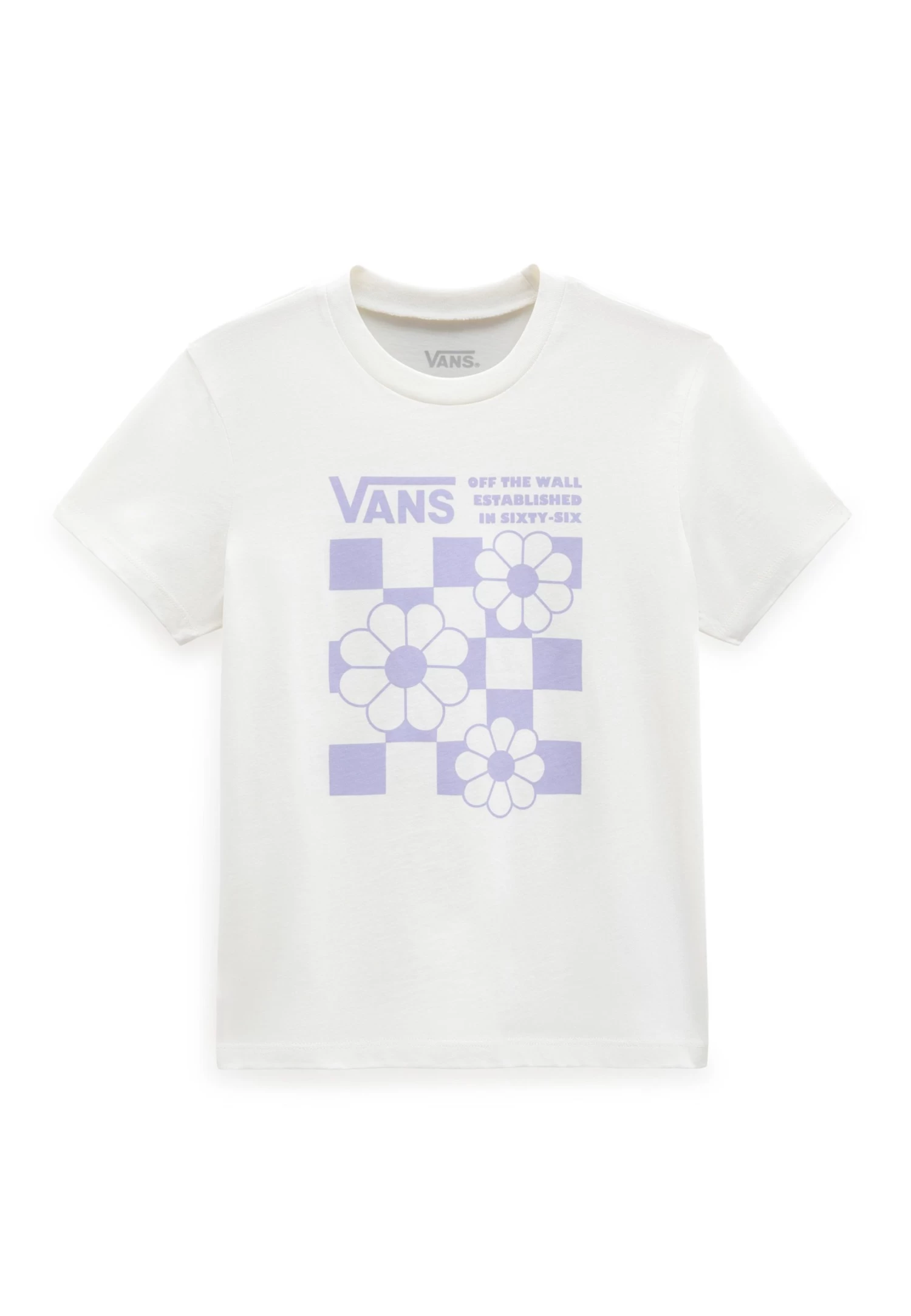 Vans Check Box Bff - T-Shirt Print - Marshmallow