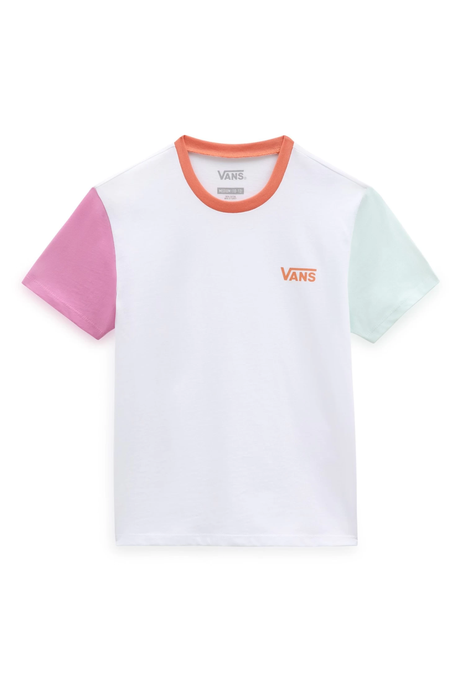 Vans Colorblock Crew - T-Shirt Print - White - Afbeelding 4