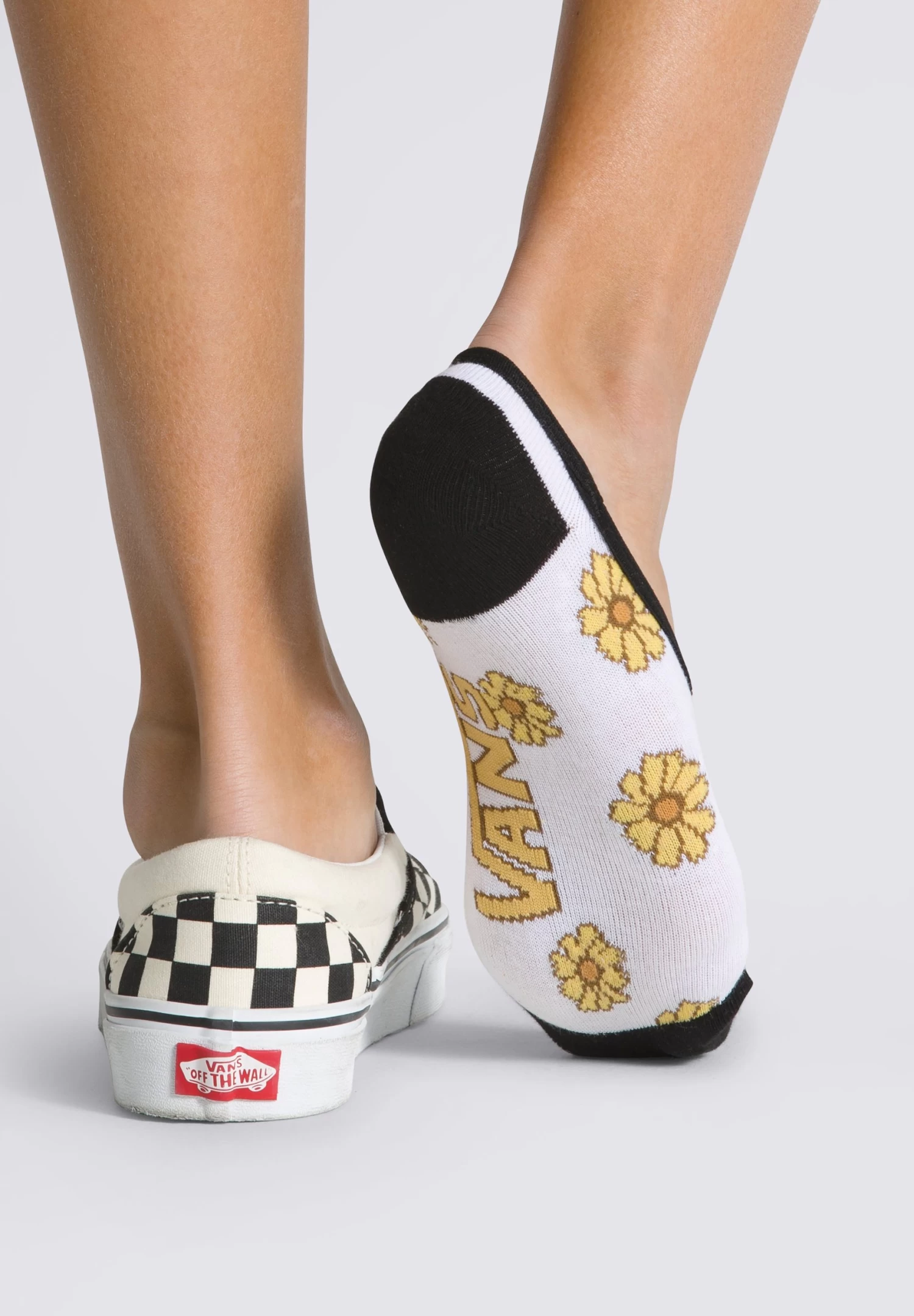 Vans Sunflower Floral Canoodle 3Pk - Sokken - White Black
